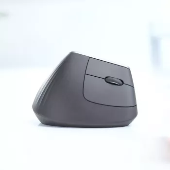 Ergonomiczna mysz bezprzewodowa Logitech MX Vertical, MX Vertical, 4000 DPI, RF Wireless + Bluetooth, praworęczna, grafit, do biura