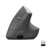 Ergonomiczna mysz bezprzewodowa Logitech MX Vertical, MX Vertical, 4000 DPI, RF Wireless + Bluetooth, praworęczna, grafit, do biura