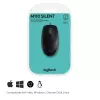 Mysz Logitech B110 Silent przewodowa USB Czarny