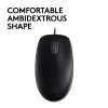 Mysz Logitech B110 Silent przewodowa USB Czarny