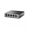TP-Link 5-Portowy Gigabitowy Przełącznik Biurkowy PoE z 4 Portami, Niezarządzalny, Gigabit Ethernet (10/100/1000), Power over Ethernet (PoE)
