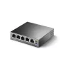 TP-Link 5-Portowy Gigabitowy Przełącznik Biurkowy PoE z 4 Portami, Niezarządzalny, Gigabit Ethernet (10/100/1000), Power over Ethernet (PoE)