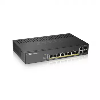 Zyxel GS1920-8HPV2 Zarządzalny przełącznik Gigabit Ethernet (10/100/1000) Power over Ethernet (PoE) Czarny