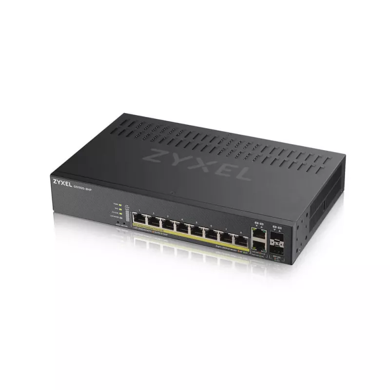 Zyxel GS1920-8HPV2 Zarządzalny przełącznik Gigabit Ethernet (10/100/1000) Power over Ethernet (PoE) Czarny