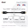 CLUB3D Ultra High Speed HDMI 4K120Hz, 8K60Hz Certified kabel 48Gbps M/M 2 m / 6.56 ft