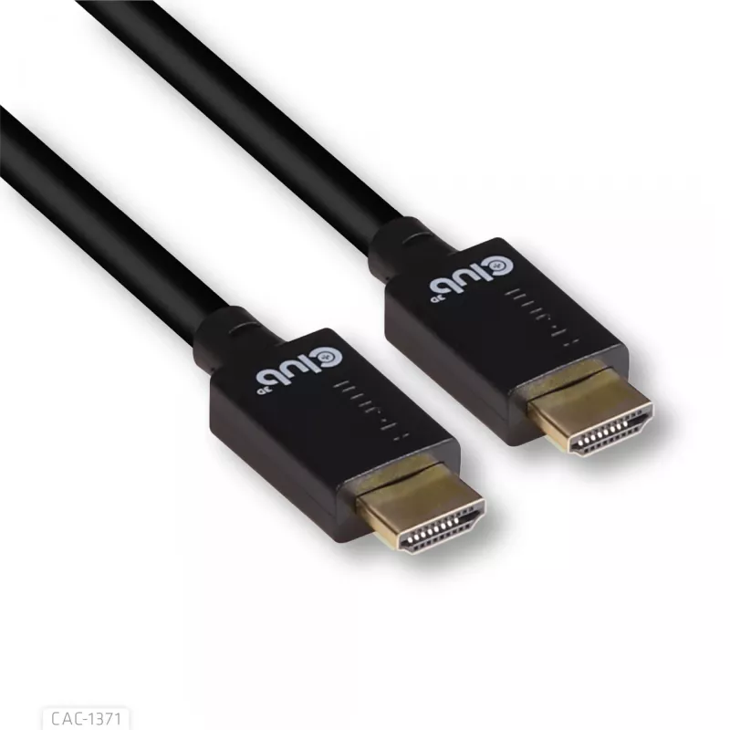 CLUB3D Ultra High Speed HDMI 4K120Hz, 8K60Hz certyfikowany kabel 48Gbps M/M 1 m/3.28 ft