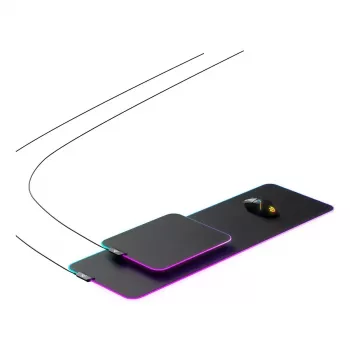 Podkładka pod mysz gamingowa STEELSERIES QcK Prism Cloth XL — Powierzchnia materiałowa, 900×300 mm, grubość 4 mm, podświetlenie RGB