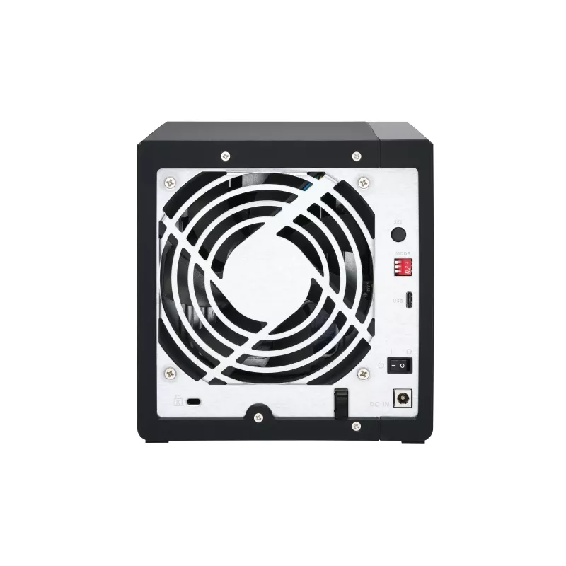 4-Bay QNAP TR-004 - 2.5/3.5 Zoll - Serial ATA II - 0,1,5,10,JBOD - 3.2 Gen 1 (3.1 Gen 1) - USB Typ-C Gehäuse