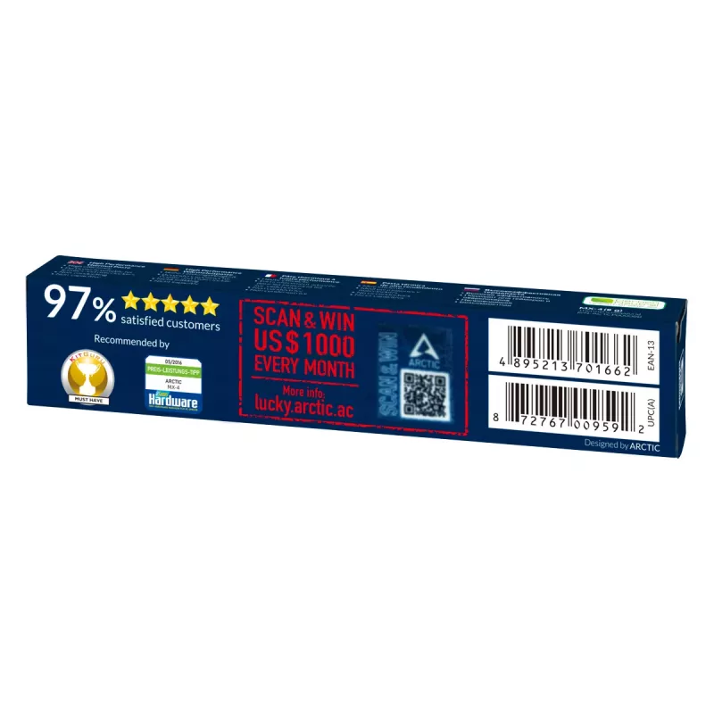 ARCTIC MX-4 (8 g) Edycja 2019 – Wysokowydajna pasta termoprzewodząca