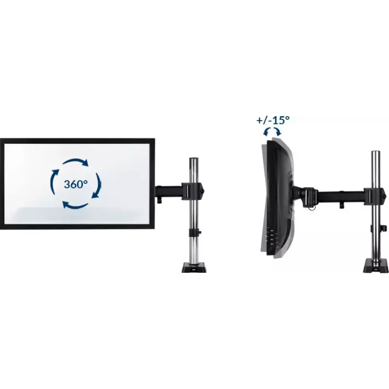 ARCTIC Z1 (Gen 3) - Uchwyt monitora na biurko z hubem USB