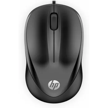 Mysz przewodowa HP 1000, oburęczna, USB Type-A, 1200 DPI, czarna