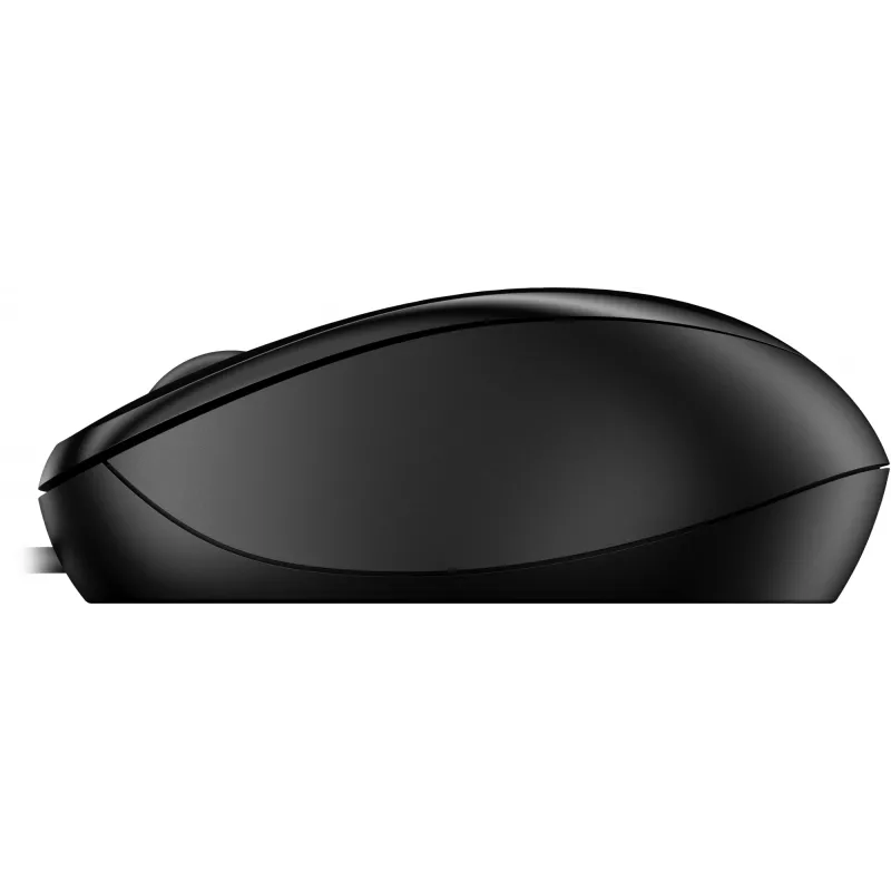 Mysz przewodowa HP 1000, oburęczna, USB Type-A, 1200 DPI, czarna