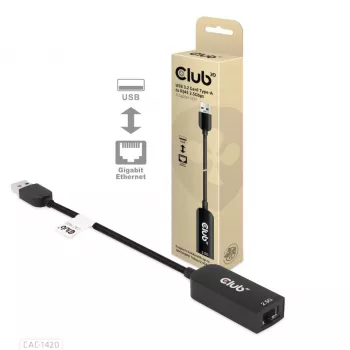 CLUB3D USB 3.2 Gen1 Typ A do RJ45 2.5Gbps adapter