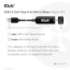 CLUB3D USB 3.2 Gen1 Typ A do RJ45 2.5Gbps adapter