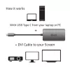CLUB3D USB3.2 Gen1 Type-C na Dual Link DVI-D HDCP ON wersja Aktywny Adapter M/F