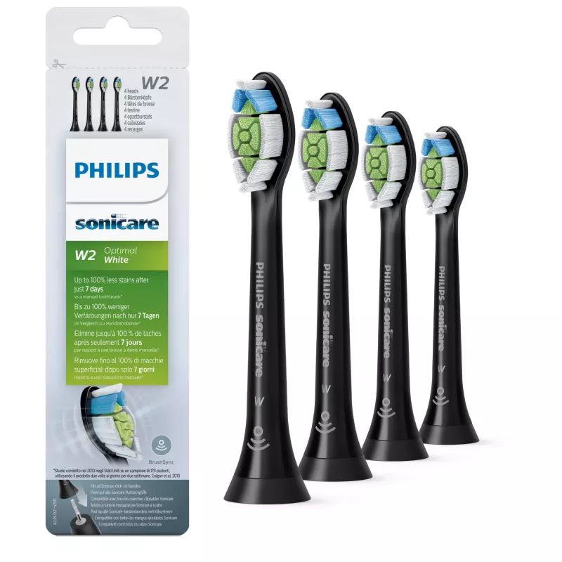 Philips W Optimal biały HX6064/11 4-pak sonicznych końcówek do szczoteczki