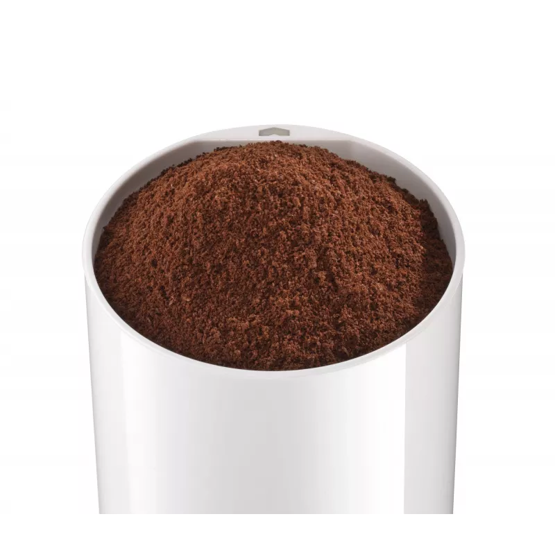 Blade coffee grinder Bosch TSM6A011W, 180 W, 75 g capacity, biały
