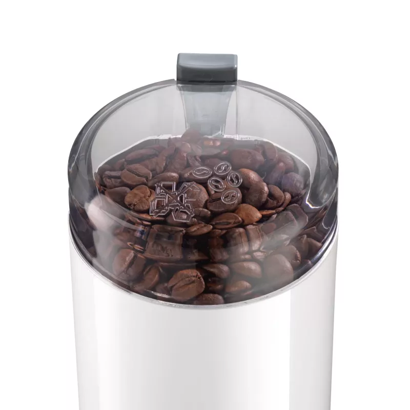Blade coffee grinder Bosch TSM6A011W, 180 W, 75 g capacity, biały