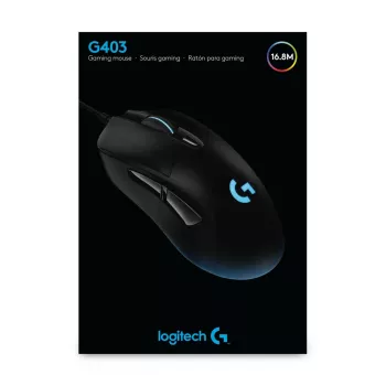 LOGITECH G403 Hero Mysz gamingowa USB Czarna EWR2