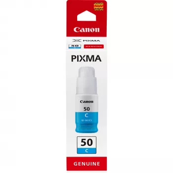 Canon GI-50 C, wysoka wydajność, butelka z atramentem, cyjan