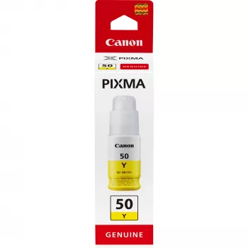 Canon GI-50 Y, High Yield, Butelka z tuszem, Żółty
