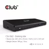 CLUB3D CSV-1562 to uniwersalna stacja dokująca USB3.2 Gen1 Type-C z potrójnym wyjściem 4K30Hz, certyfikowana DisplayLink®. Uniwersalna stacja dokująca z ładowaniem