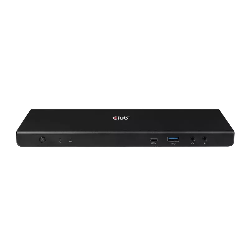 CLUB3D CSV-1562 to uniwersalna stacja dokująca USB3.2 Gen1 Type-C z potrójnym wyjściem 4K30Hz, certyfikowana DisplayLink®. Uniwersalna stacja dokująca z ładowaniem