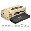 CLUB3D CSV-1562 to uniwersalna stacja dokująca USB3.2 Gen1 Type-C z potrójnym wyjściem 4K30Hz, certyfikowana DisplayLink®. Uniwersalna stacja dokująca z ładowaniem
