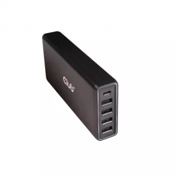 Ładowarka USB CLUB3D typu A i C, 5 portów do 111W