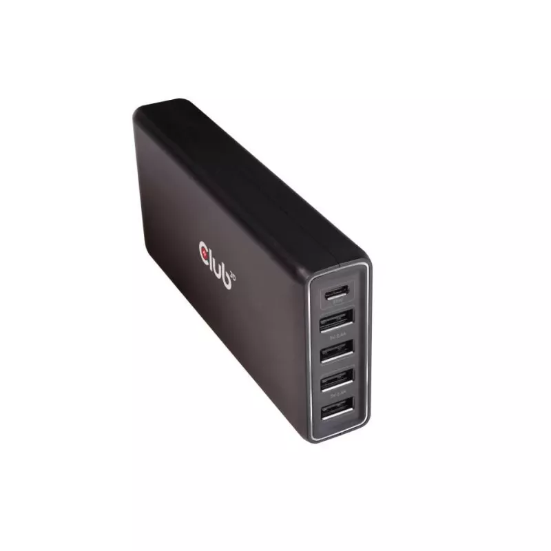 Ładowarka USB CLUB3D typu A i C, 5 portów do 111W