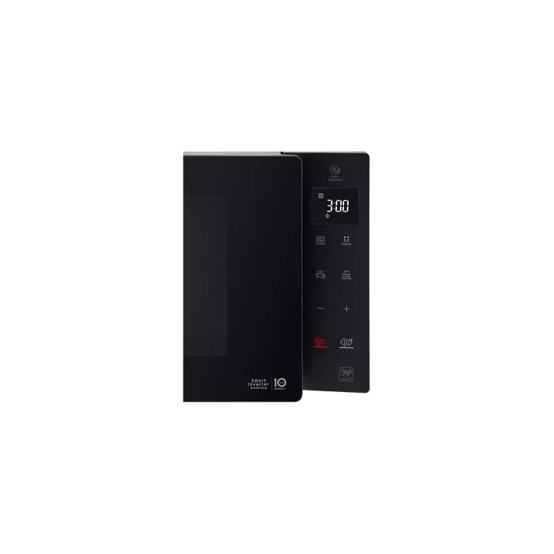 LG NeoChef MS 2535 GIB czarna kuchenka mikrofalowa solo do postawienia na blacie 25 L 300 W