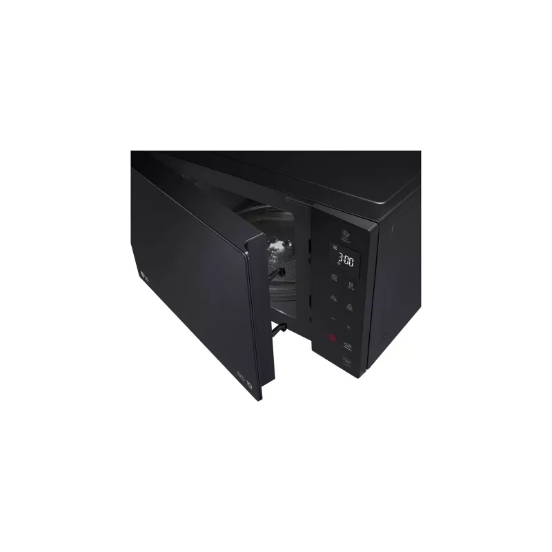 LG NeoChef MS 2535 GIB czarna kuchenka mikrofalowa solo do postawienia na blacie 25 L 300 W