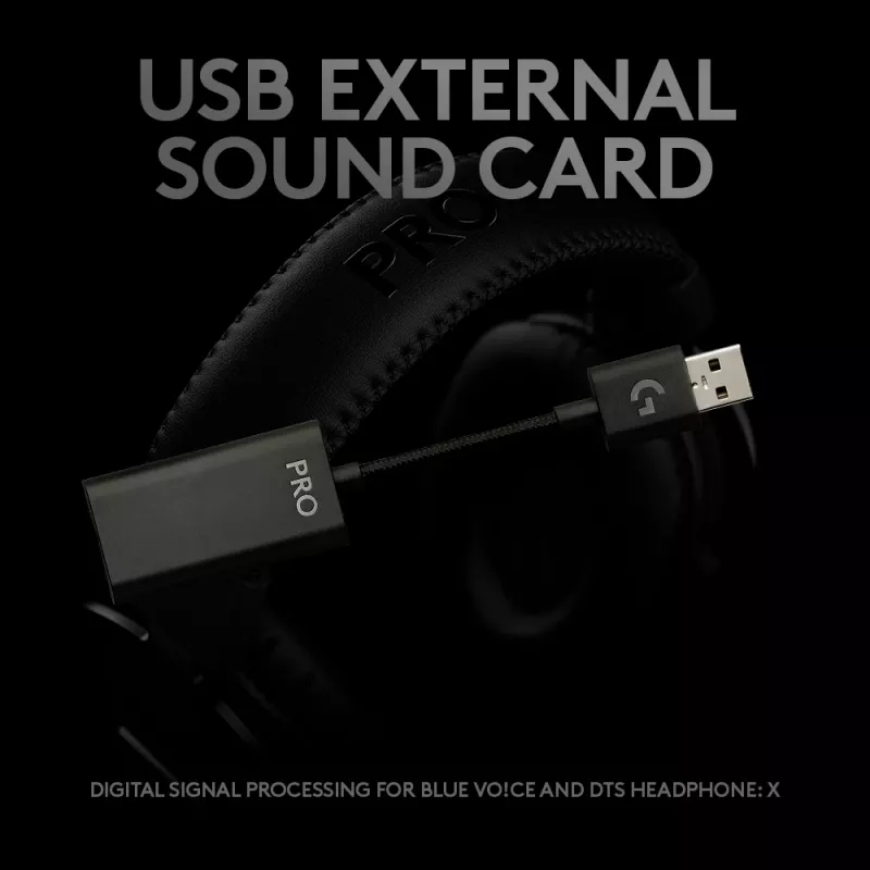 LOGITECH G Pro X Zestaw słuchawkowy do gier - 3.5mm - Czarny