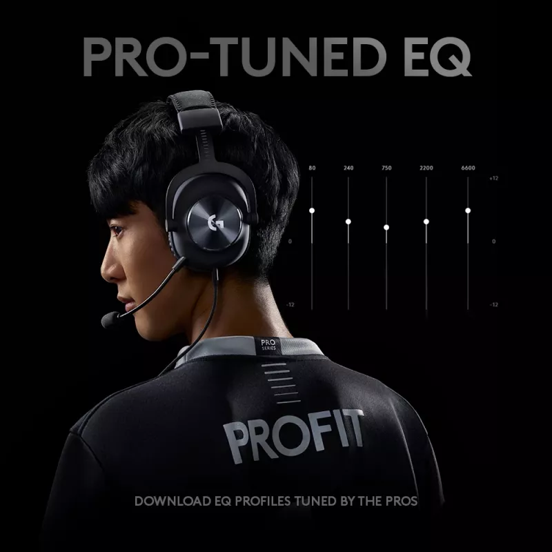 LOGITECH G Pro X Zestaw słuchawkowy do gier - 3.5mm - Czarny