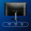 Philips E Line 322E1C/00 monitor komputerowy 80 cm (31,5 cala) 1920 x 1080 pikseli Full HD LCD Czarny