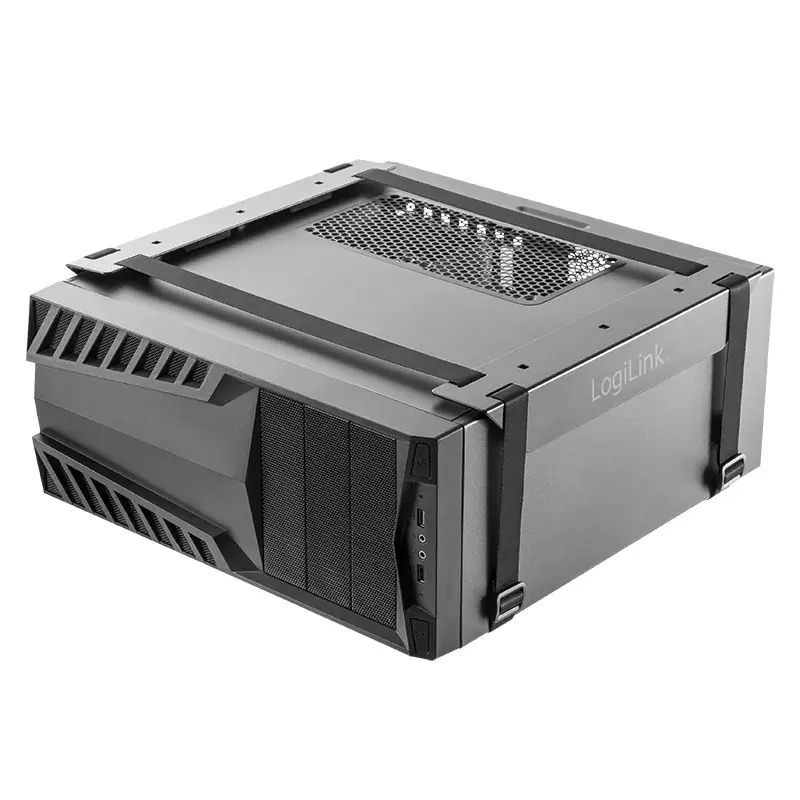 Uchwyt na CPU LOGILINK EO0009 — regulowane stalowe wsparcie dla obudowy desktop, czarny, RoHS