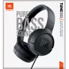 JBL Tune 500 Czarny, Przewodowy, 20 - 20000 Hz, Połączenia/Muzyka, 148 g, Zestaw słuchawkowy, Czarny