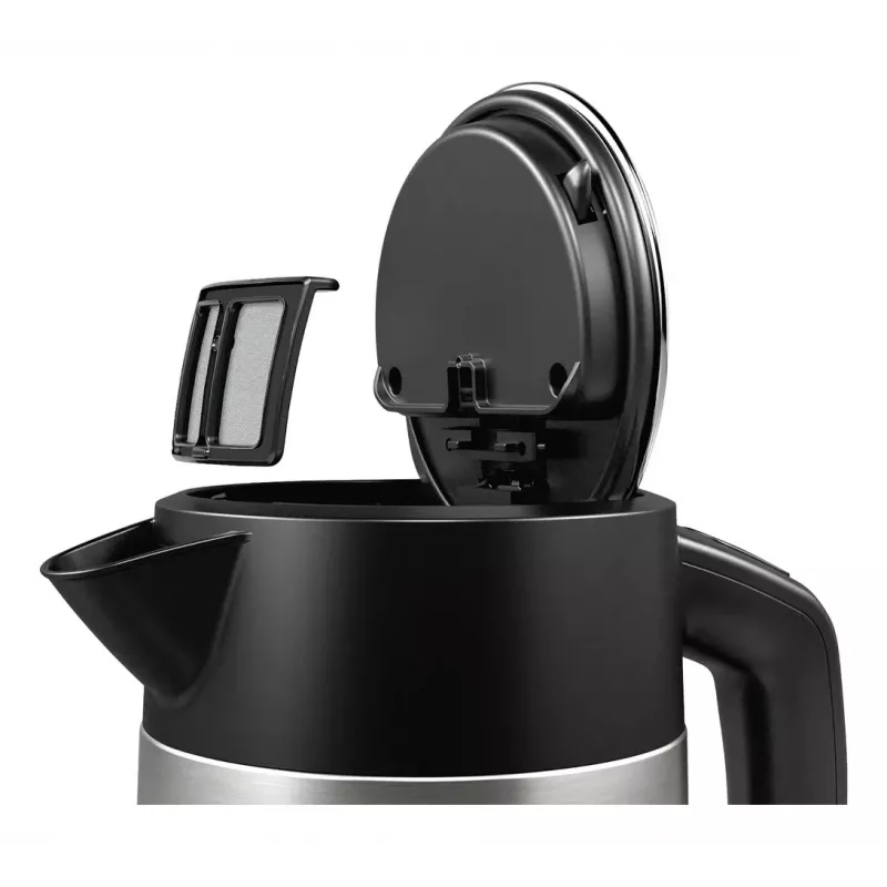 Bosch TWK4P440 czajnik elektryczny 1.7 L 2400 W Czarny, stal nierdzewna