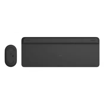 LOGITECH Bezprzewodowy zestaw klawiatury i myszy Slim MK470 - Grafit Qwerty Dansk/ Norsk/ Svenska