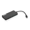 Stacja dokująca Lenovo GX90T77924 — hub USB-C z HDMI 1.4, 2×USB-A 3.2 Gen1, USB‑2.0, czytnik kart microSD, szary