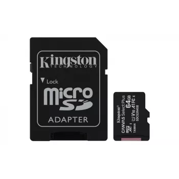 Kingston Technology Canvas Select 64GB micSDXC Plus 100R A1 C10 Karta + ADP