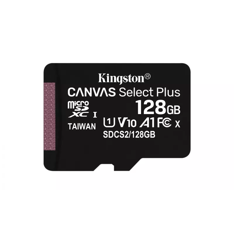 Pamięć Flash Kingston Technology 128GB microSDXC UHS-I Canvas Select Plus 100R A1 C10