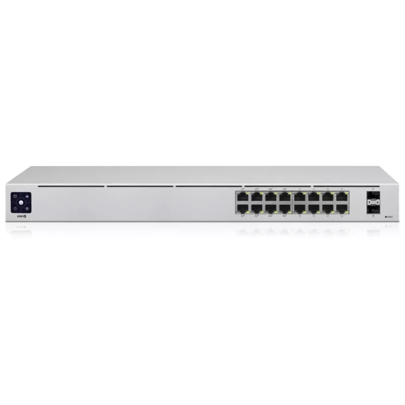 UBIQUITI NETWORKS UniFi Switch 16 portów Gigabit Ethernet, w tym 8 portów PoE+ 802.3at
