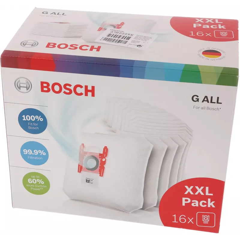 Bosch BBZ16GALL akcesorium/zaopatrzenie do odkurzacza Worek na kurz Odkurzacz cylindryczny