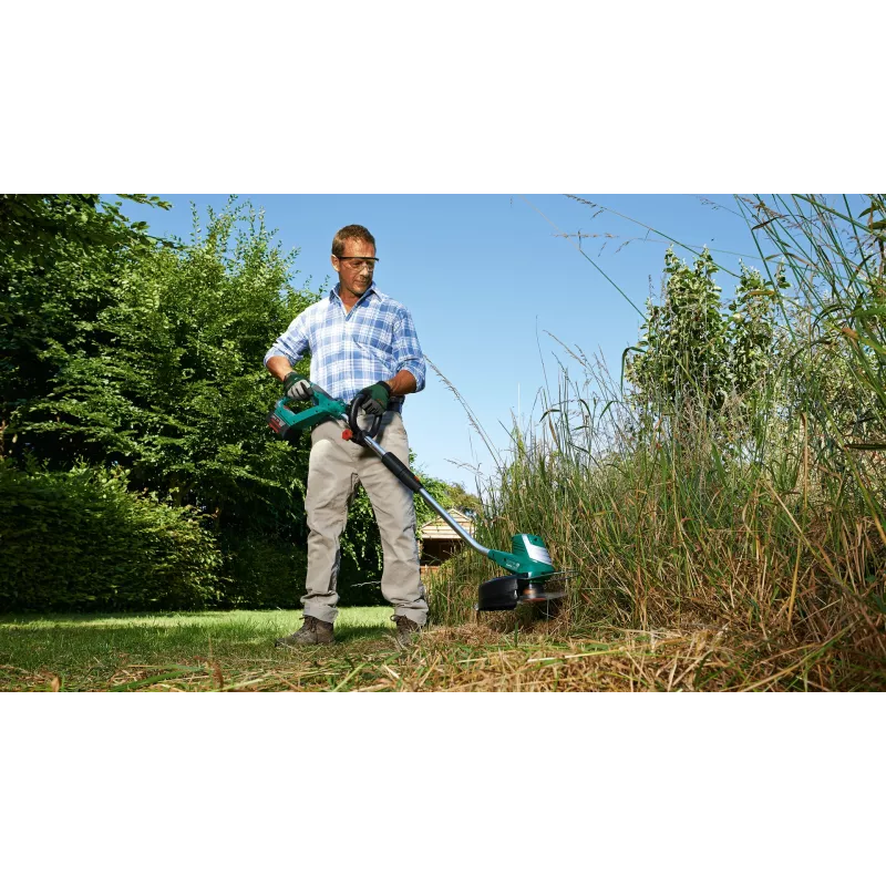 Bosch AdvancedGrassCut 36 Akumulatorowa wykaszarka do trawy Baretool, Podkaszarka żyłkowa, 30 cm, Żyłka nylonowa, Uchwyt pętlowy D, 1,6 mm, 6 m