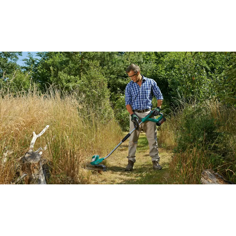 Bosch AdvancedGrassCut 36 Akumulatorowa wykaszarka do trawy Baretool, Podkaszarka żyłkowa, 30 cm, Żyłka nylonowa, Uchwyt pętlowy D, 1,6 mm, 6 m