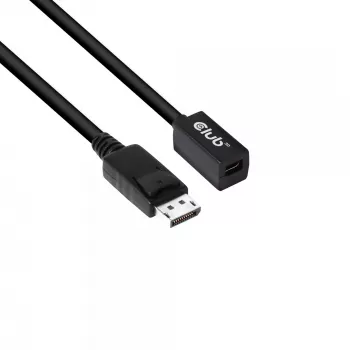 CLUB3D Przedłużacz Mini DisplayPort 1.4 na DisplayPort 8K60Hz DSC 1.2 HBR3 HDR Dwukierunkowy F/M 1m/3,28ft