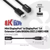 CLUB3D Przedłużacz Mini DisplayPort 1.4 na DisplayPort 8K60Hz DSC 1.2 HBR3 HDR Dwukierunkowy F/M 1m/3,28ft
