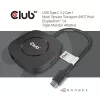 CLUB3D USB Type C 3.2 Gen 1 Multi Stream Transport (MST) Hub DisplayPort 1.4 Triple Monitor