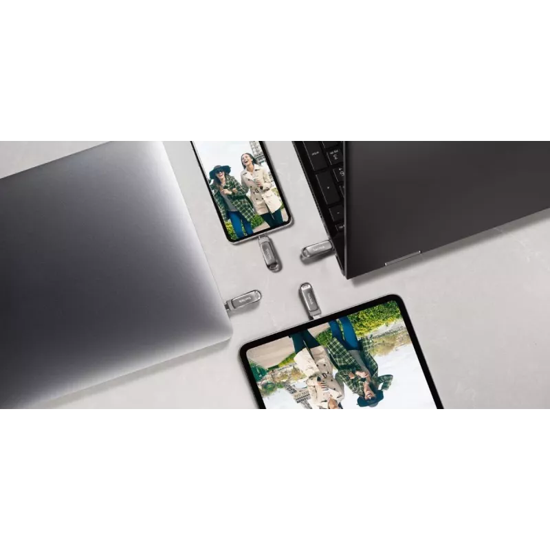 WESTERN DIGITAL SanDisk Ultra Dual Drive Luxe - 128 GB pamięć USB - USB Type-C / USB 3.1